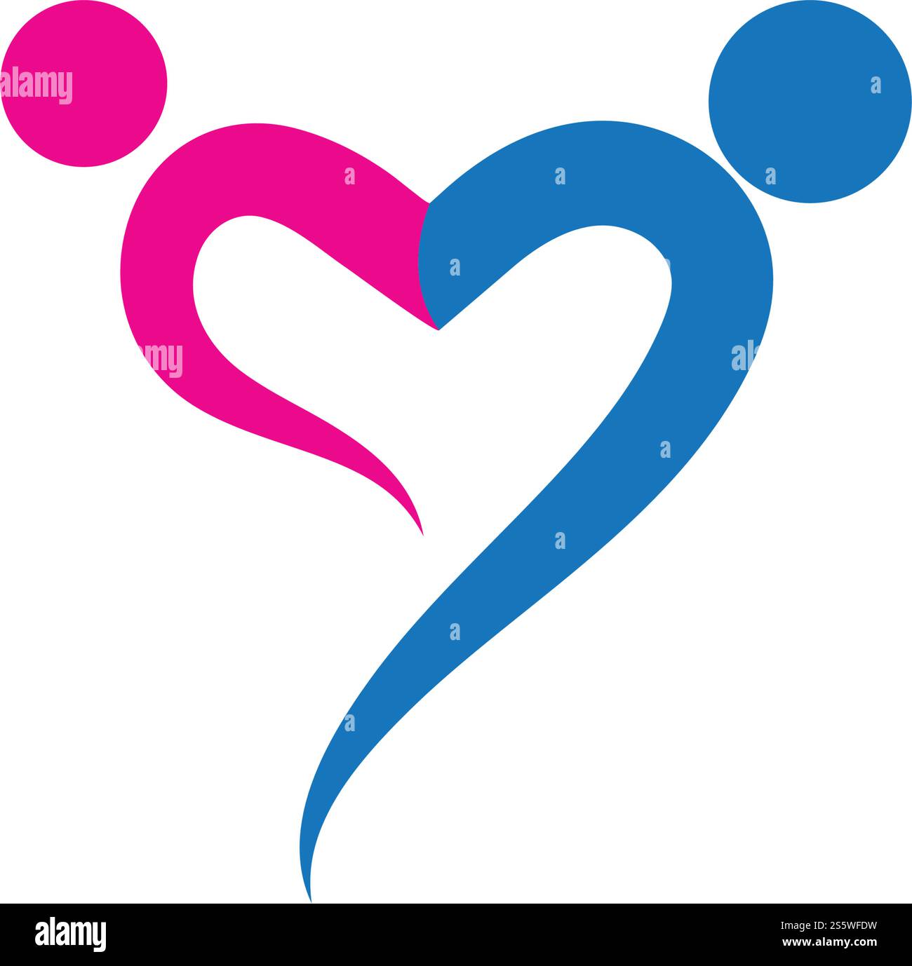 Heart Logo Template vector illustration Stock Vector Image & Art - Alamy
