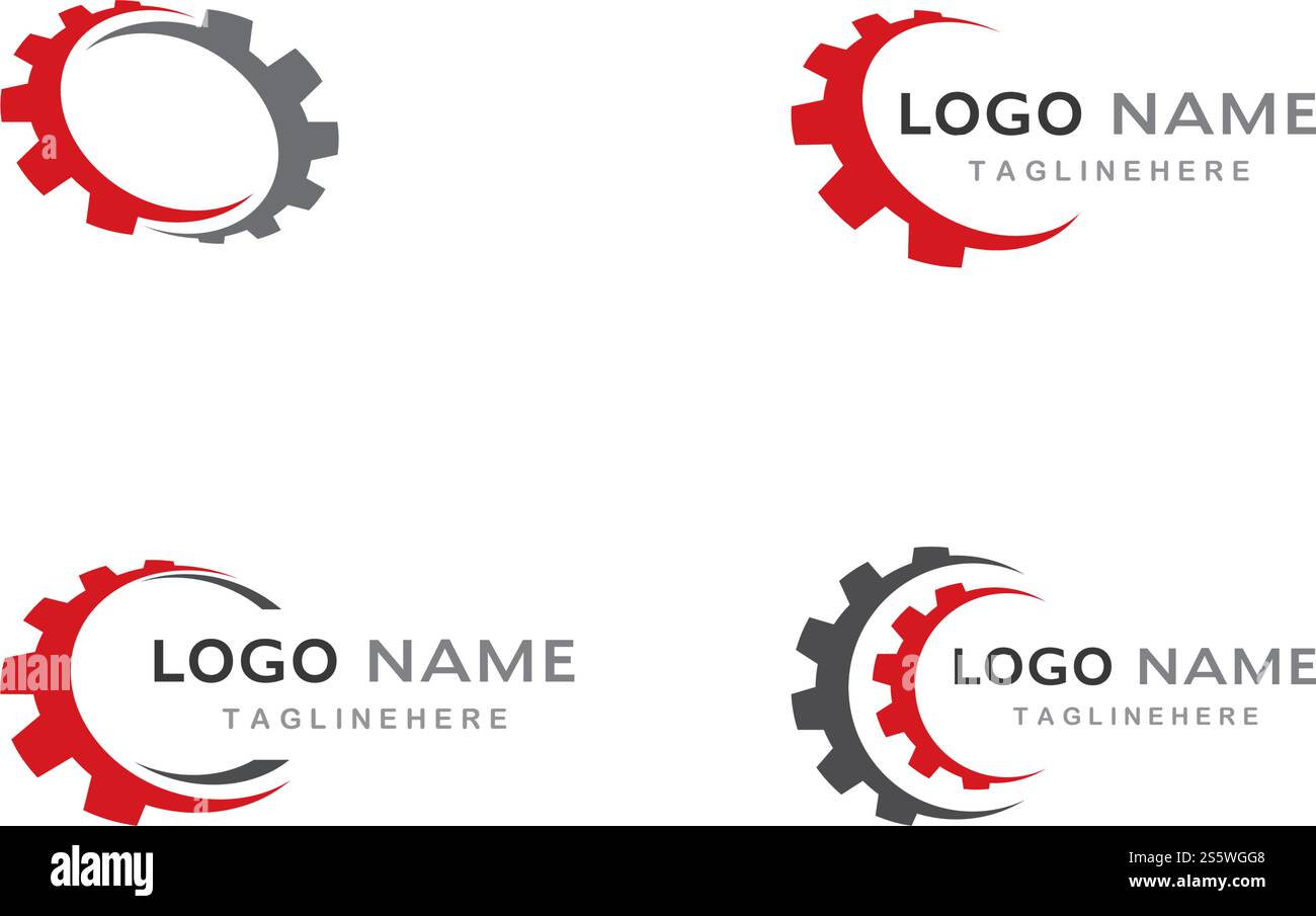 Gear Logo Template vector Stock Vector Image & Art - Alamy