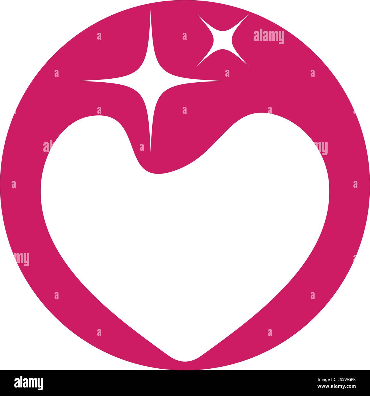 Heart Logo Template vector illustration Stock Vector Image & Art - Alamy