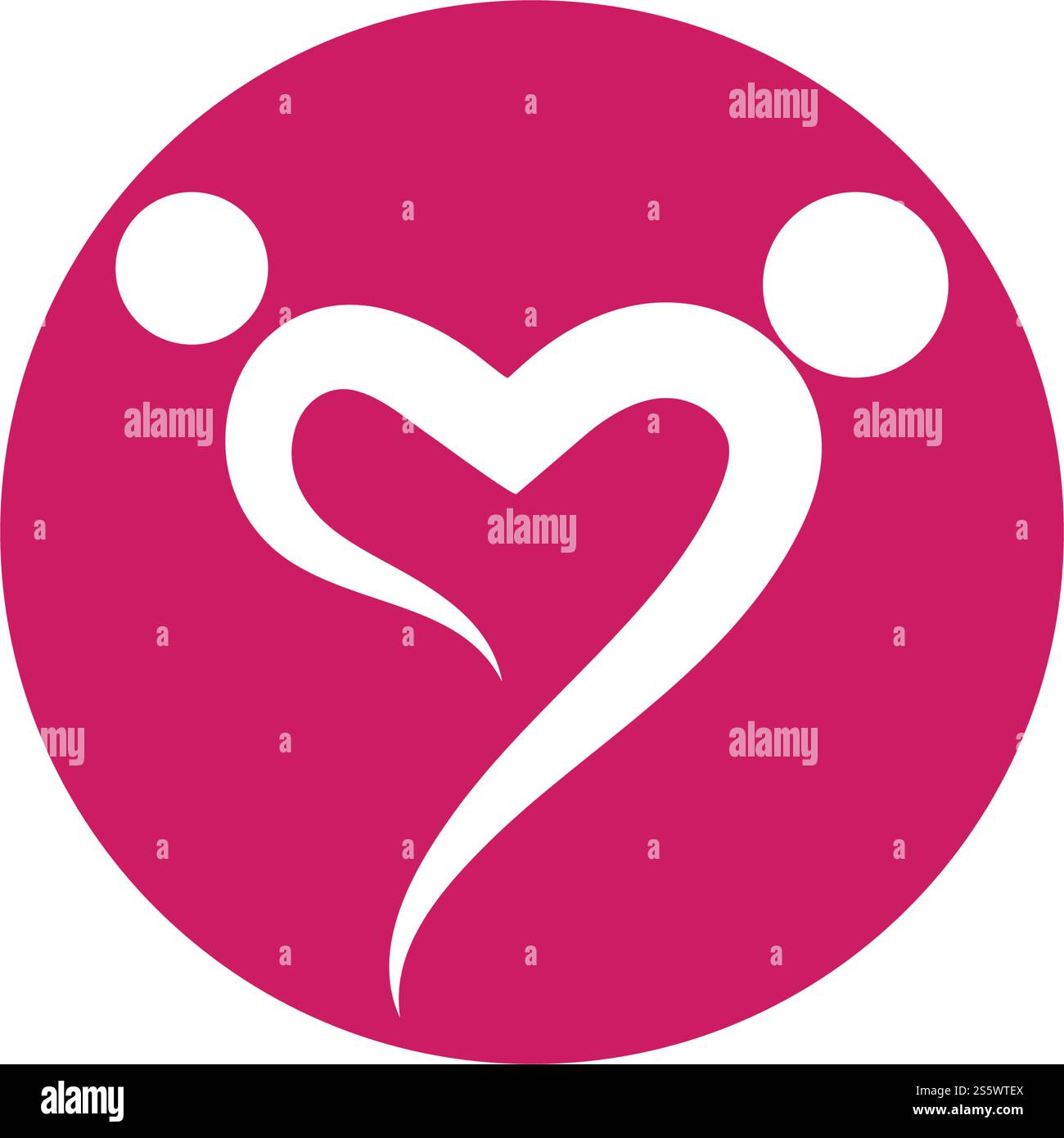 Heart Logo Template vector illustration Stock Vector Image & Art - Alamy