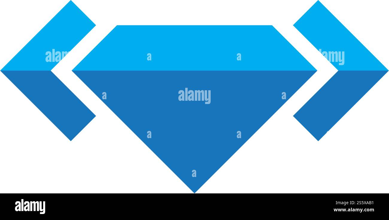 Diamond logo vector icon template Stock Vector Image & Art - Alamy
