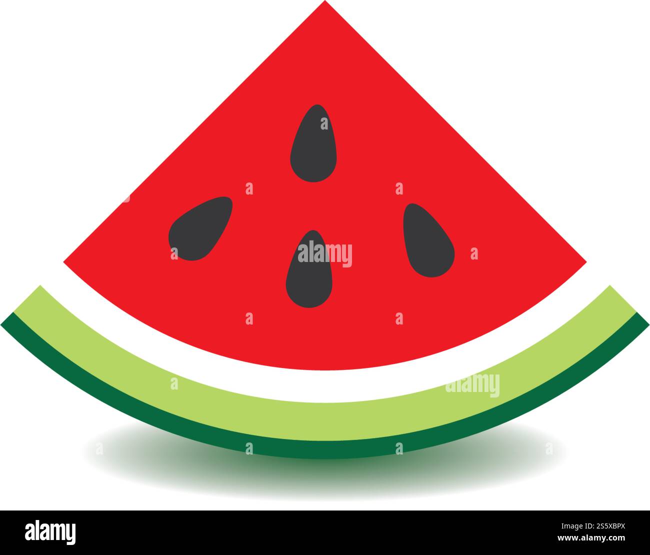 Watermelon icon Ilustration vector template Stock Vector