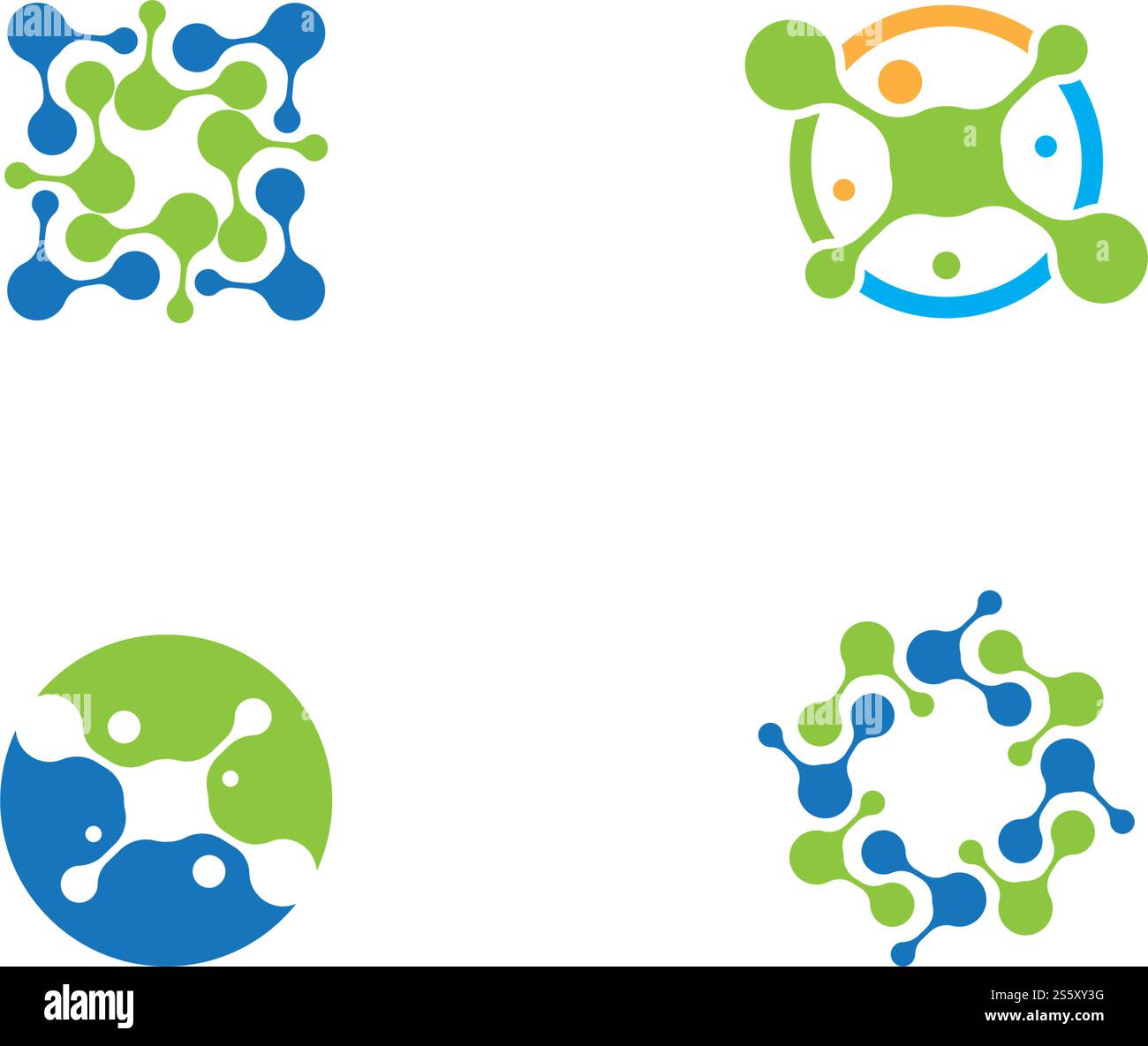 molecule logo vector icon template Stock Vector Image & Art - Alamy