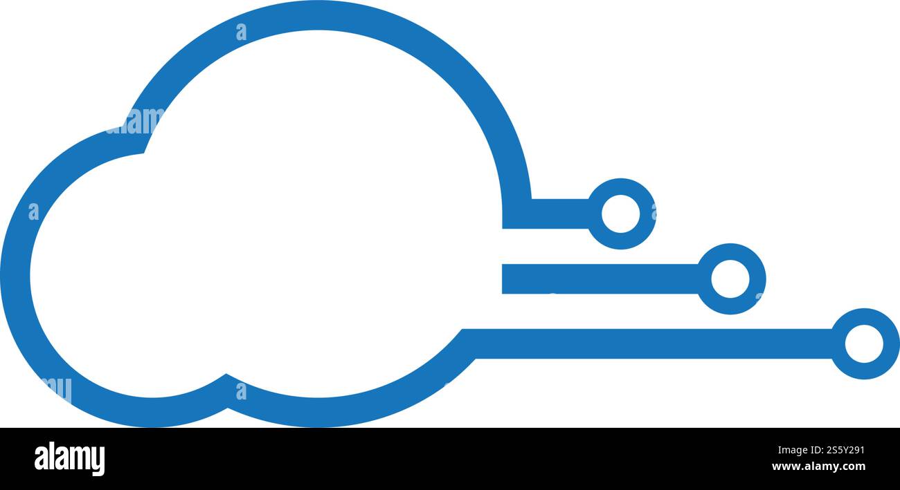 cloud logo vector icon template Stock Vector Image & Art - Alamy
