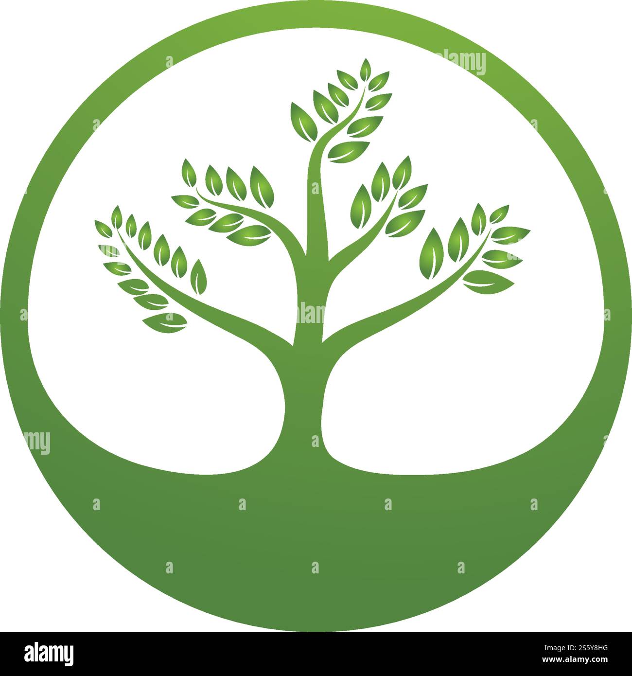 Tree logo template vector illustration Stock Vector Image & Art - Alamy