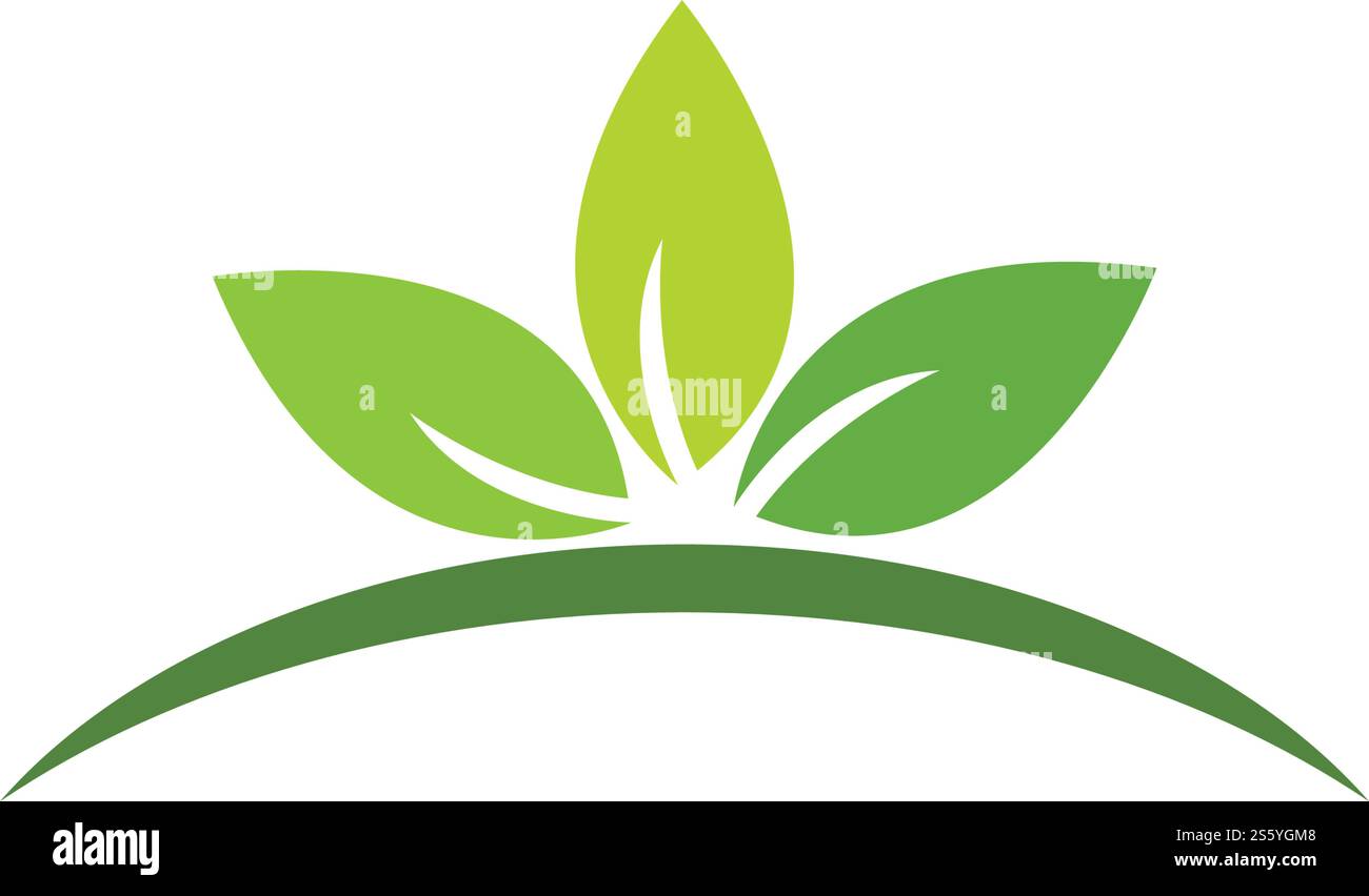 Green leaf logo ecology nature element vector Stock Vector Image & Art ...