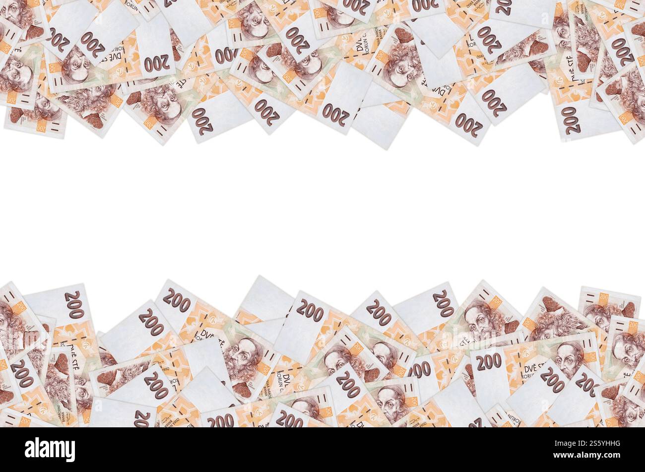 Jan Amos Komensky portrait from Czech money 200 Czech Korun bank note ...