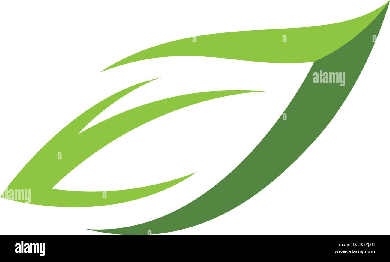 Green leaf logo ecology nature element vector Stock Vector Image & Art ...