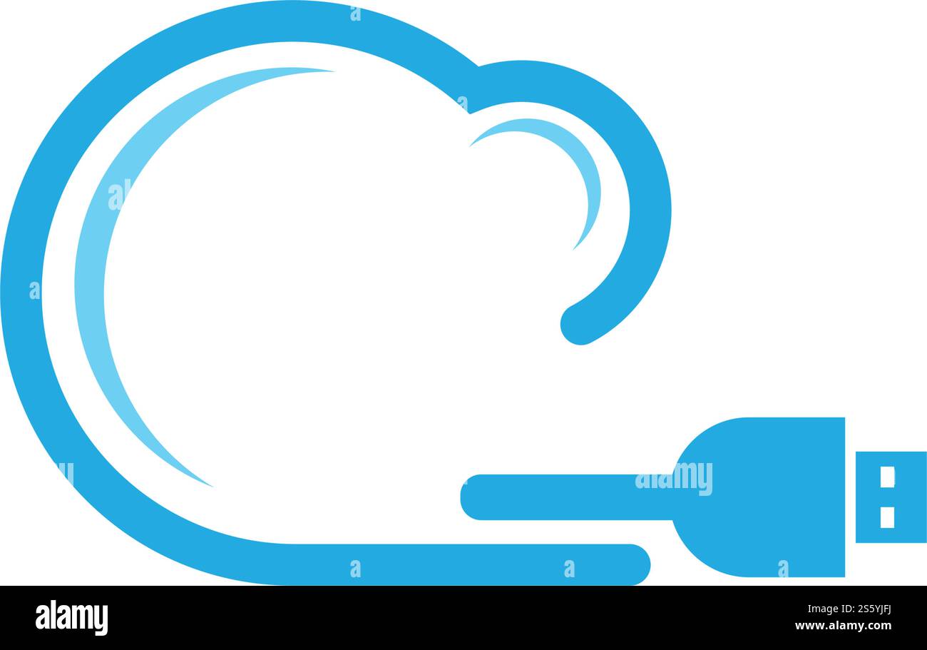 cloud technology logo vector template design Stock Vector Image & Art ...
