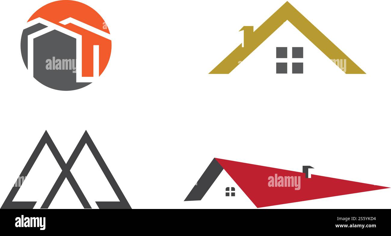 Set Property And Construction Logo Template Vector Symbol Nature Stock Set property and construction logo template vector symbol nature stock