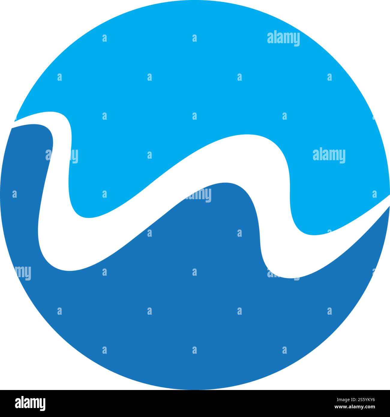Water Wave symbol and icon Logo Template vector Stock Vector Image ...