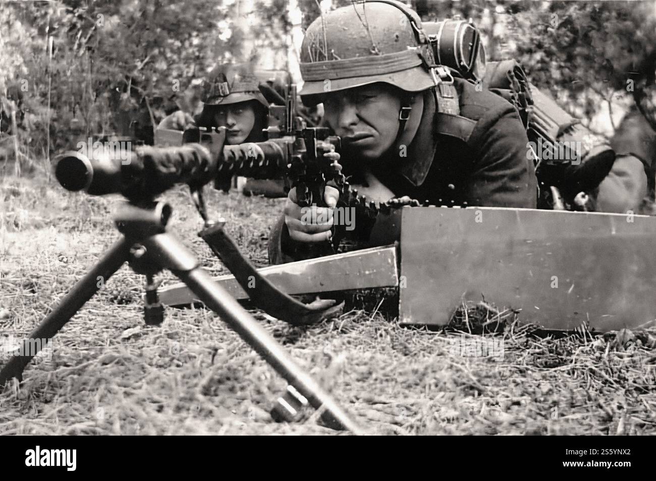 German MG-34 - Historical document, photographer unknow Stock Photo - Alamy