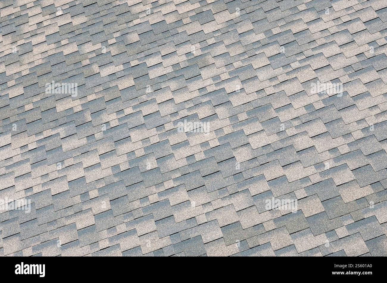 Flexible shingles of bitumen roofing surface. Background mosaic texture ...