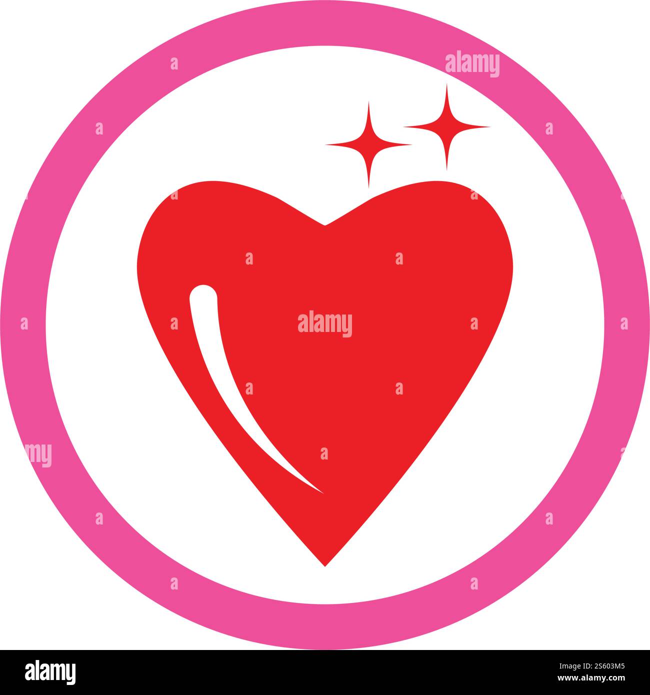 Heart Logo Template vector illustration Stock Vector Image & Art - Alamy