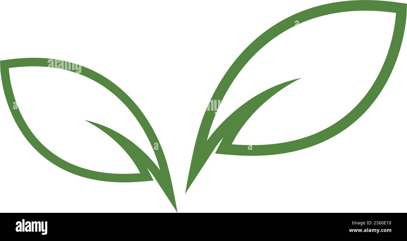 Green leaf logo ecology nature element vector Stock Vector Image & Art ...