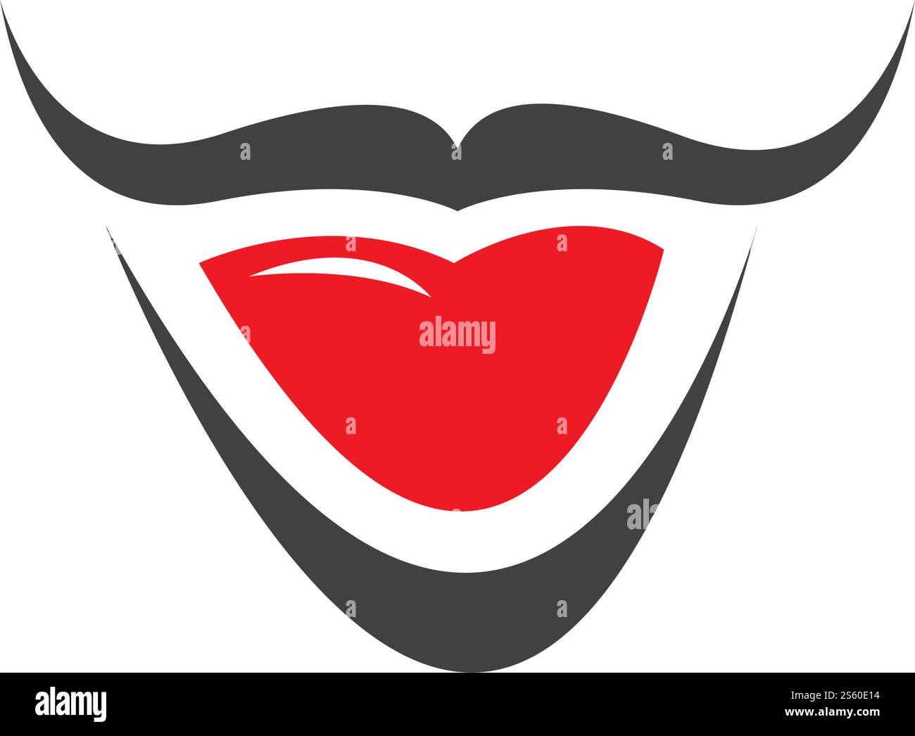 Clown character ilustration in flat design vector Stock Vector
