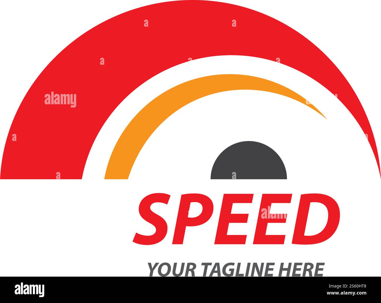 Faster Logo Template vector icon illustration design Stock Vector