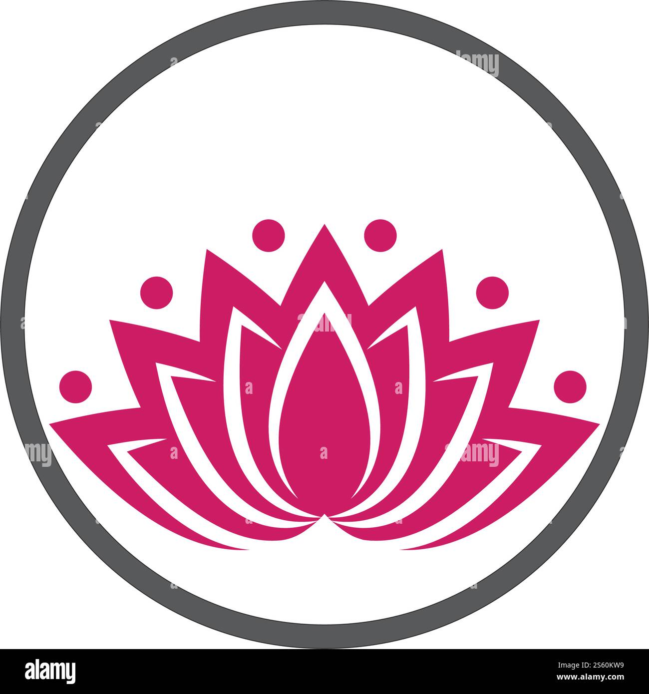 Lotus flowers logo Template icon Stock Vector Image & Art - Alamy