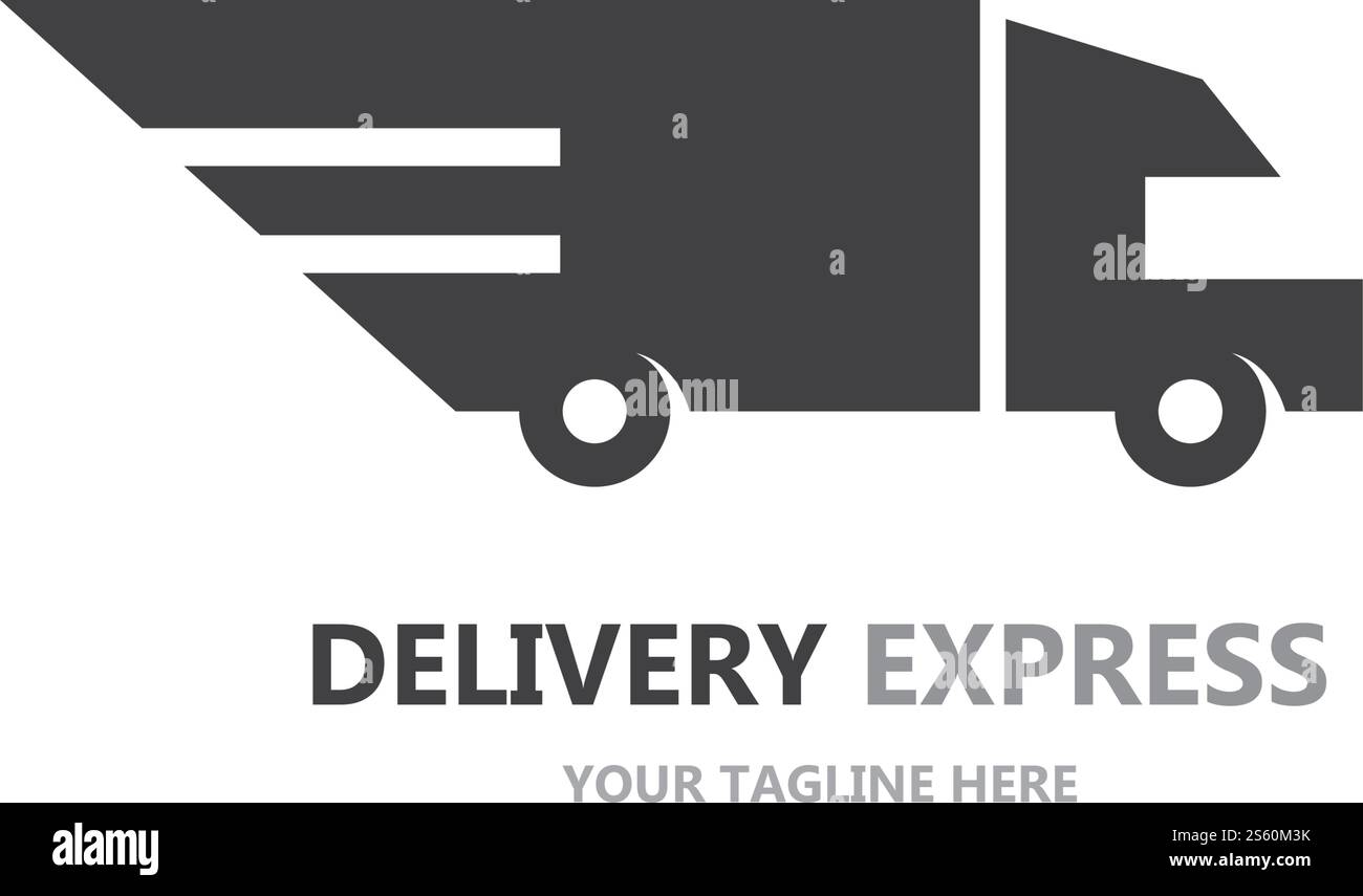 Truck logo icon ilustration vector template Stock Vector