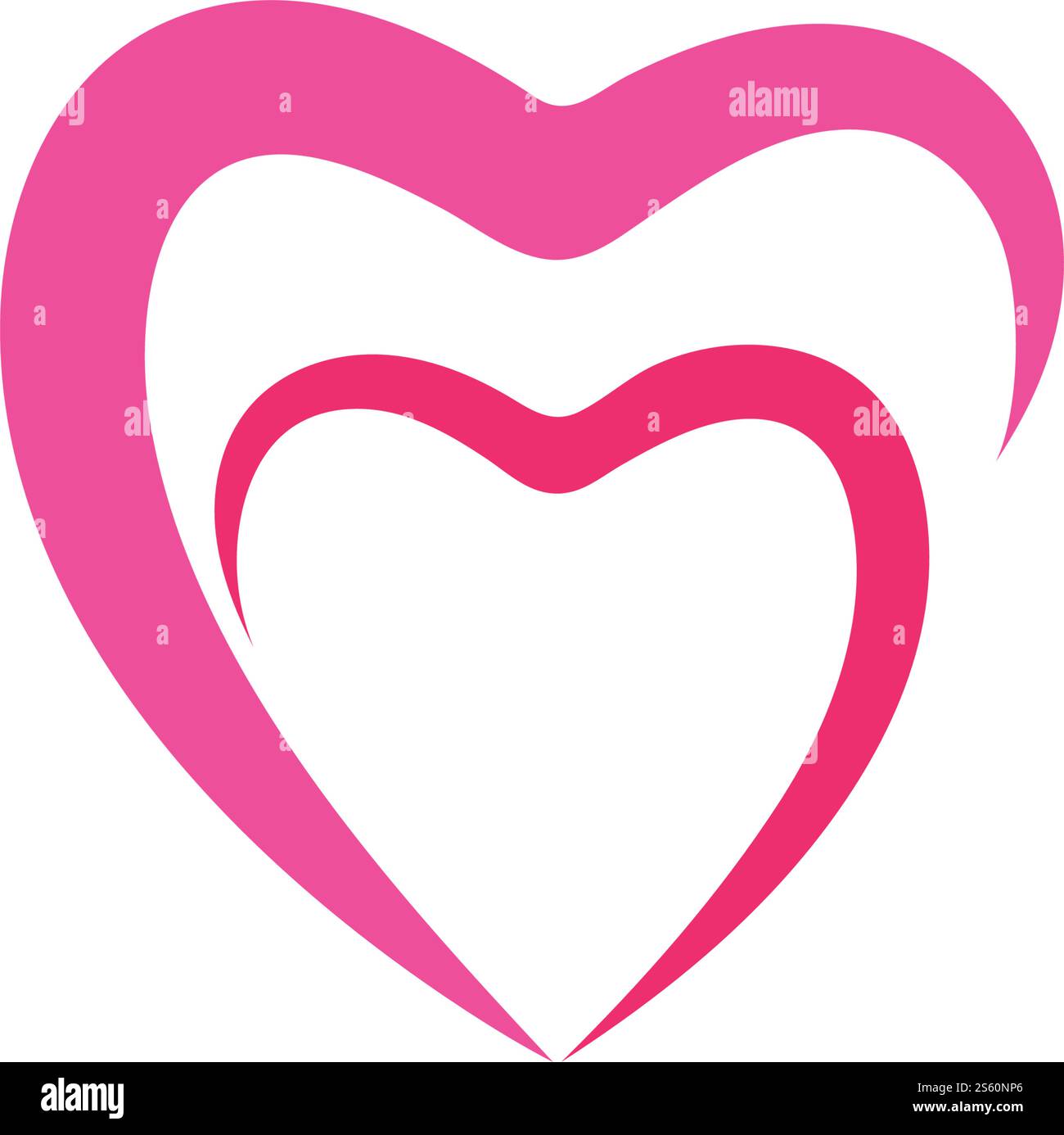 Heart Logo Template vector illustration Stock Vector Image & Art - Alamy