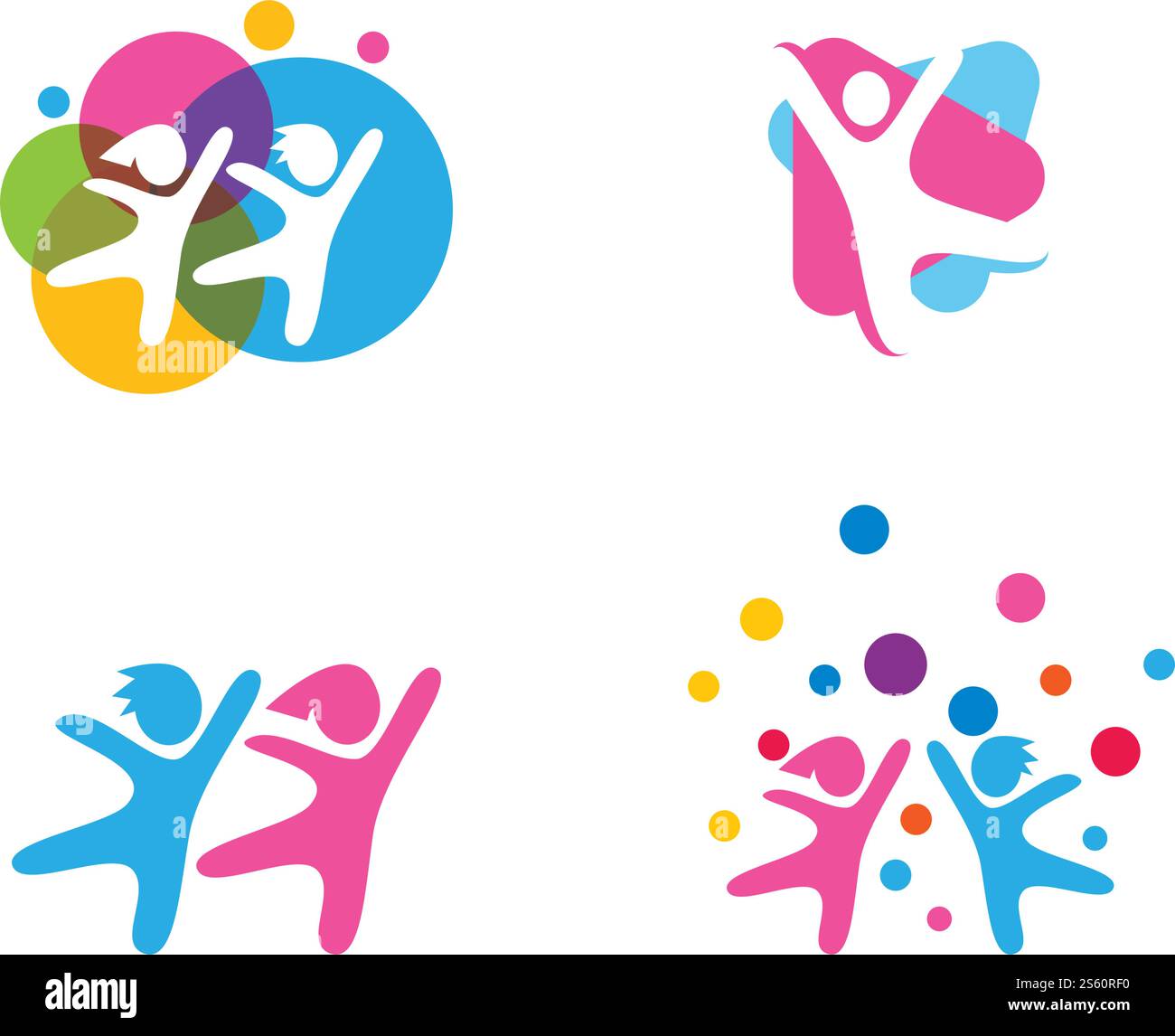 kids play logo vector template Stock Vector Image & Art - Alamy
