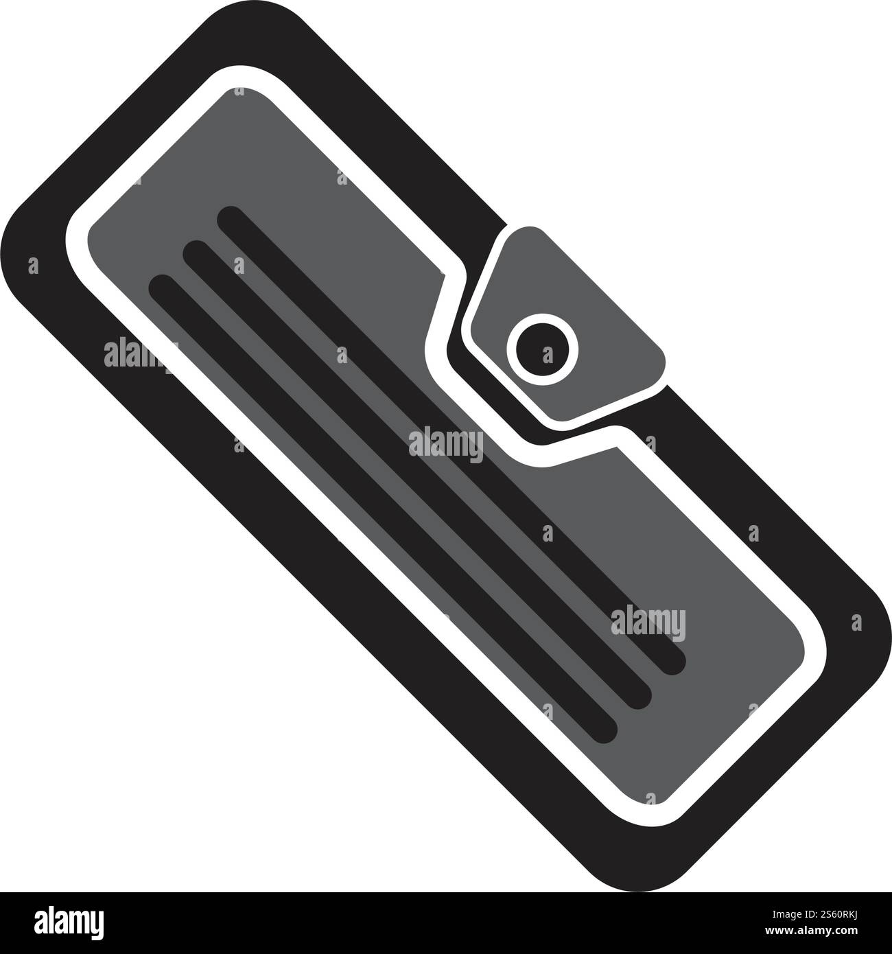 wallet logo vector illustration template Stock Vector