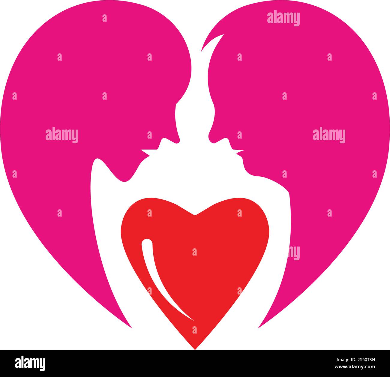 Heart Logo Template vector illustration Stock Vector Image & Art - Alamy
