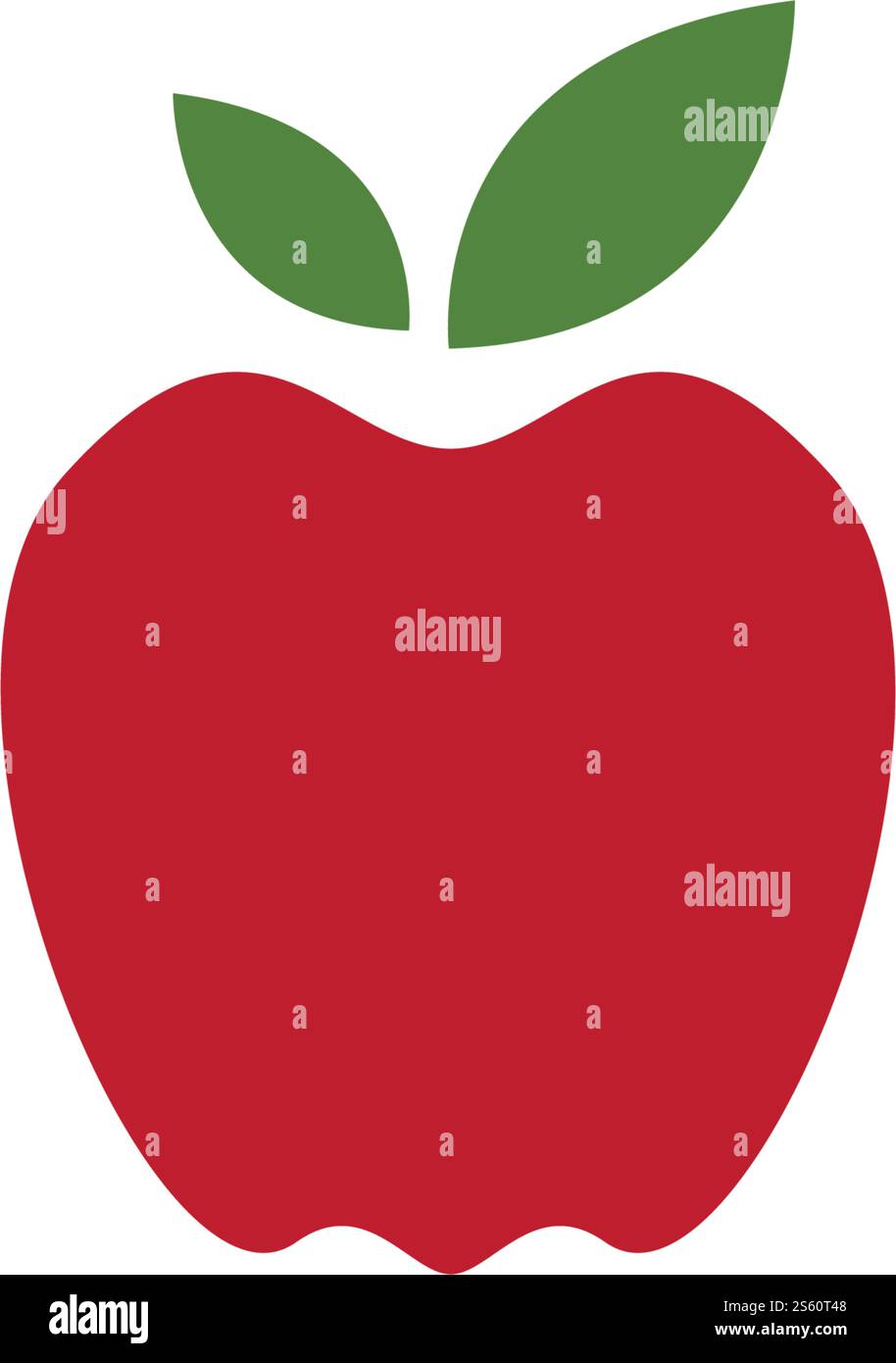 Healthy Red Apple logo vector illustration Stock Vector Image & Art - Alamy