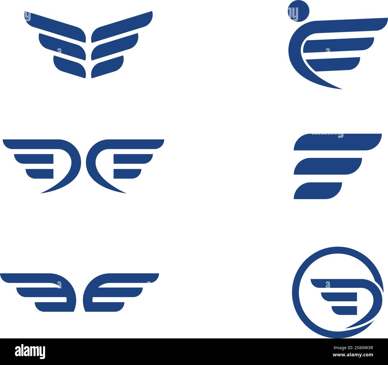 Wing logo and symbol vector ilustration Stock Vector