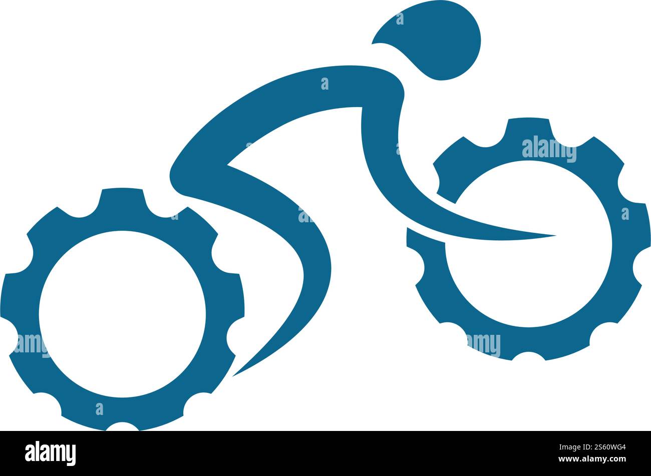Bicycle logo vector ilustration template Stock Vector