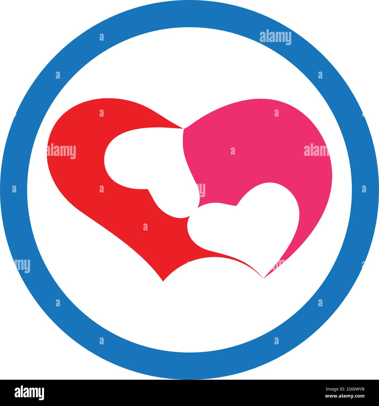 Heart Logo Template vector illustration Stock Vector Image & Art - Alamy