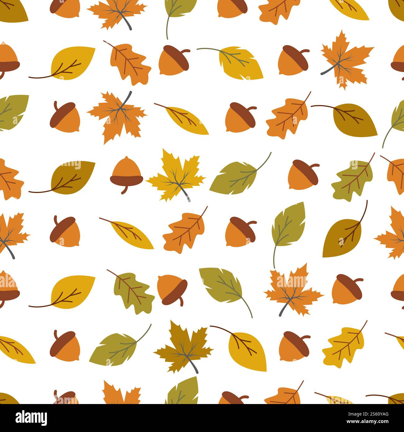 Autumn seamless background wallpeper vector illustration Stock Vector