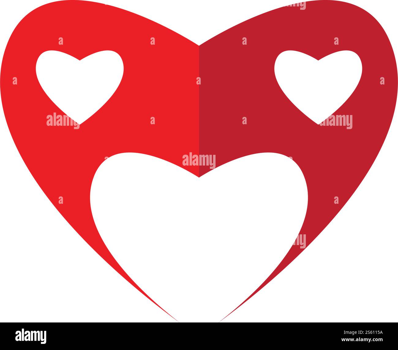 Heart Logo Template vector illustration Stock Vector Image & Art - Alamy