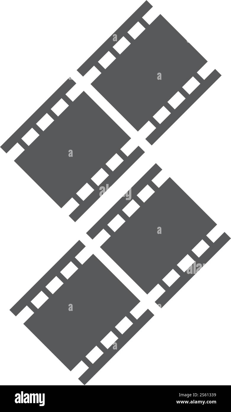 filmstrip ilustration icon flat design Stock Vector Image & Art - Alamy
