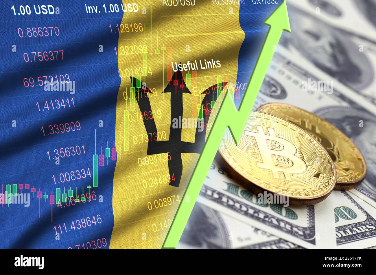 Barbados dollar currency sign hi-res stock photography and images - Alamy