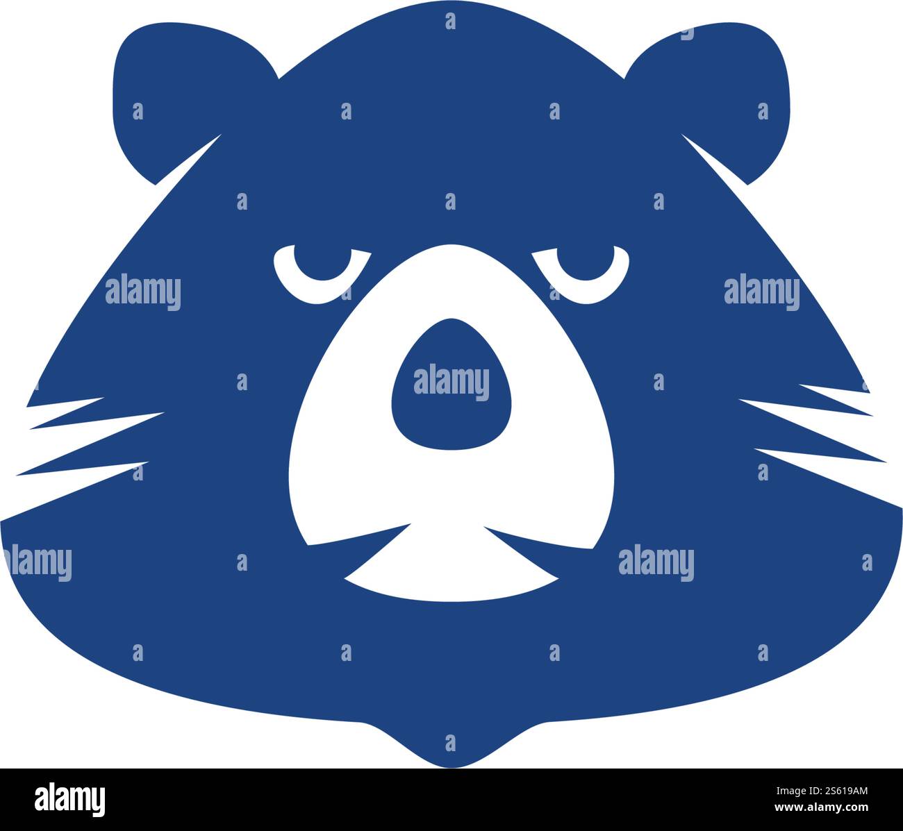 Bear logo ilustration vector template Stock Vector