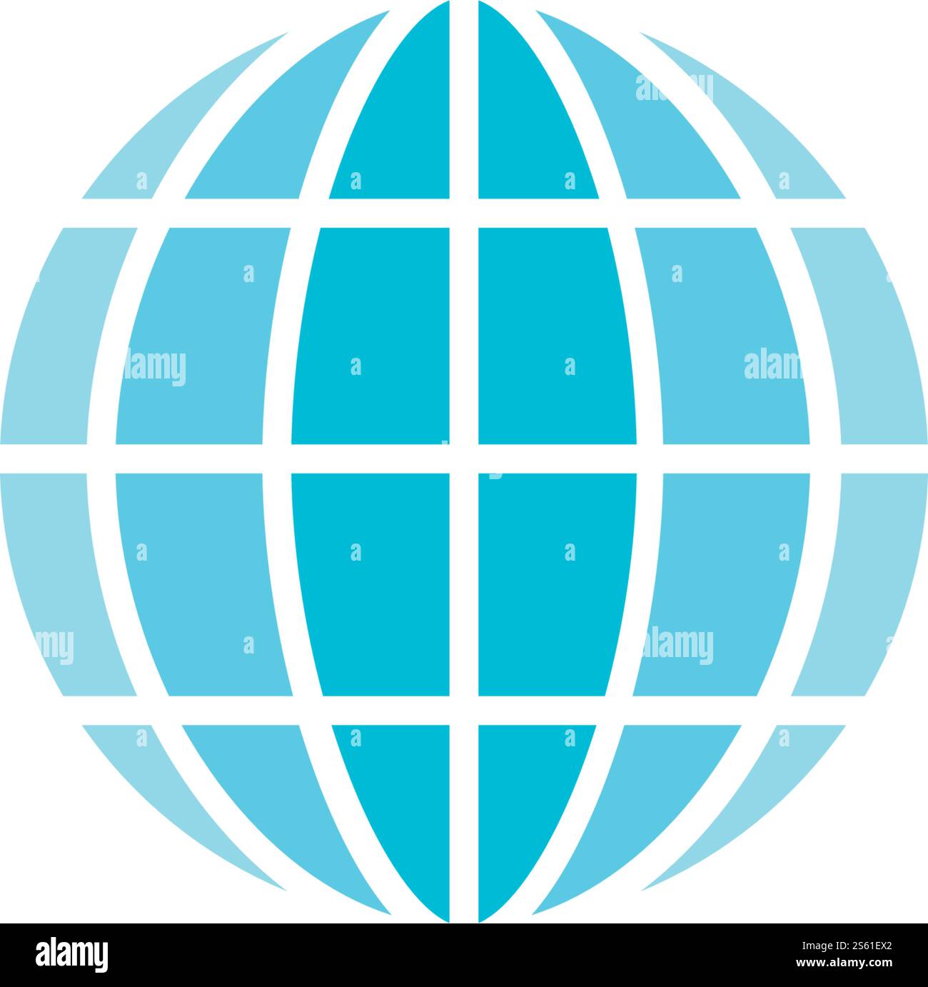Globe technology ilustration logo icon vector template Stock Vector