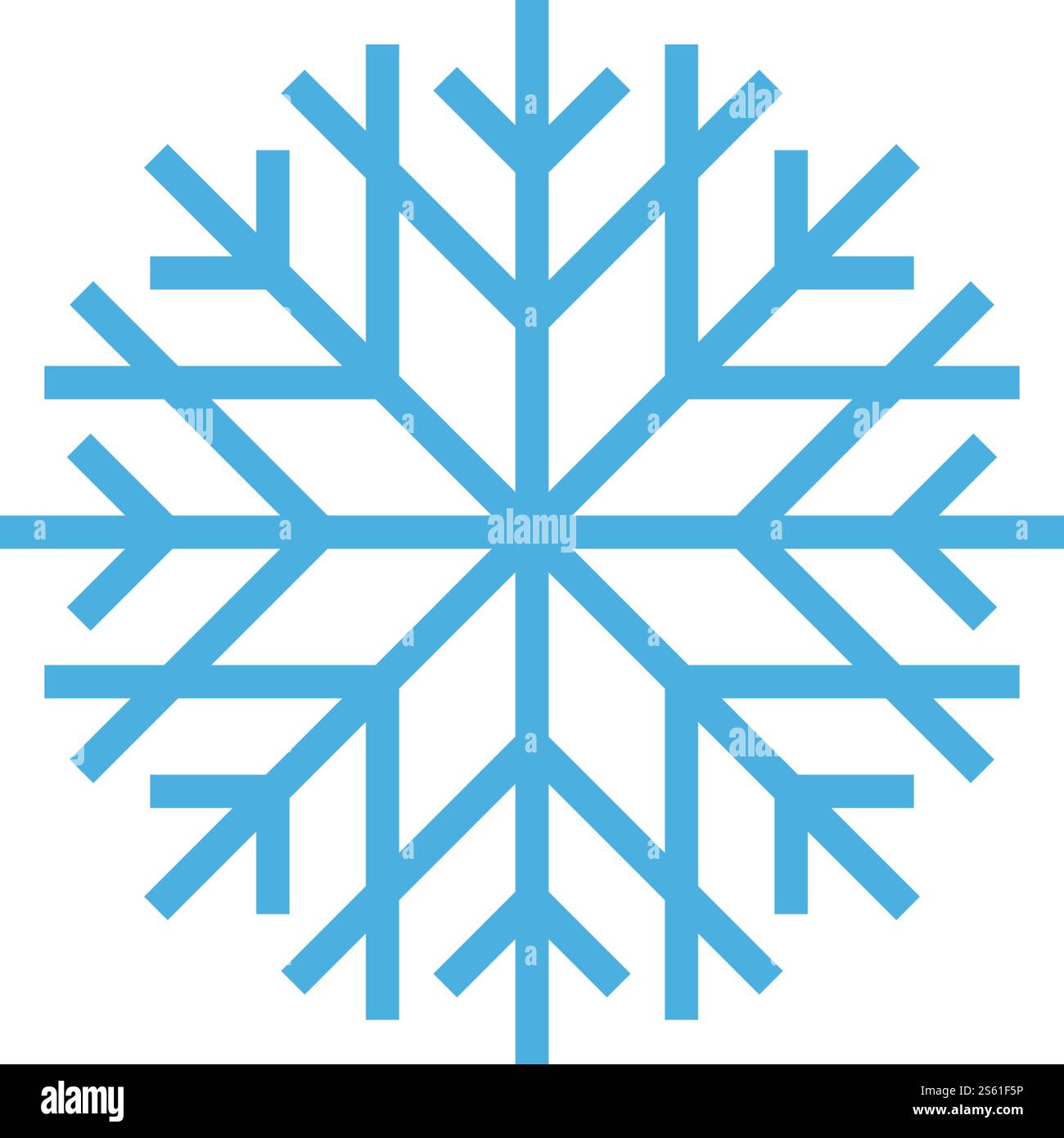 Snowflakes Logo ilustration vector Template Stock Vector