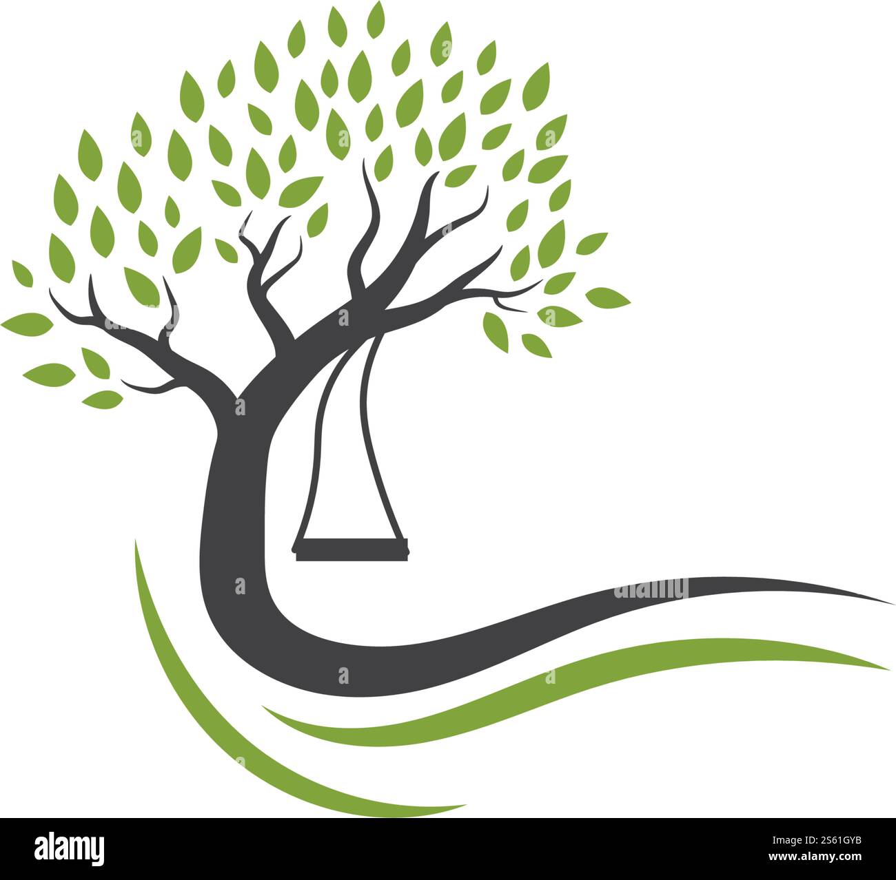 Tree logo template vector illustration Stock Vector Image & Art - Alamy