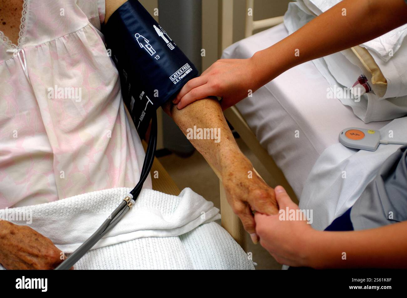 file-photo-dated-18-01-23-of-a-nurse-taking-the-blood-pressure-of-an
