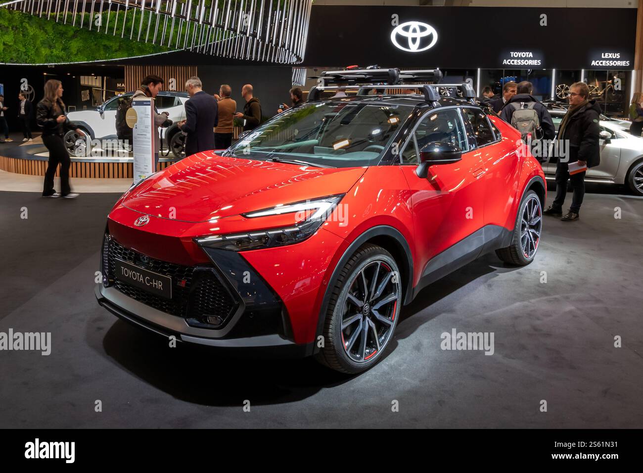 Toyota C-HR GR Sport (2025) Plug-In Hybrid car at the Brussels Motor ...