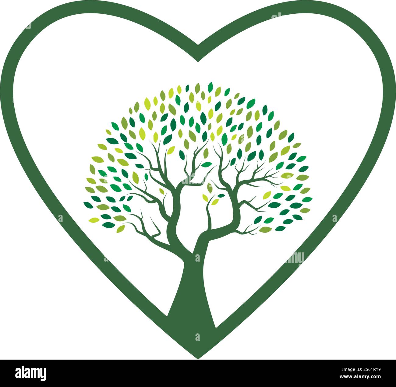 Tree logo template vector illustration Stock Vector Image & Art - Alamy