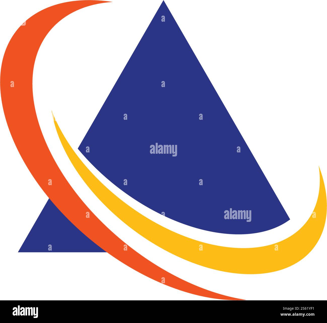 Pyramid Logo Template vector ilustration Stock Vector