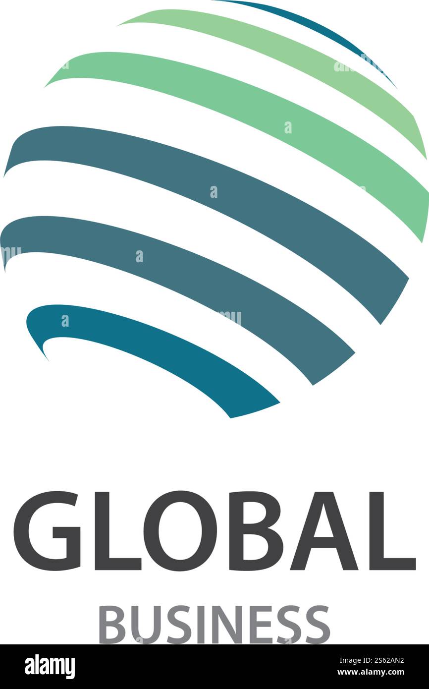 Globe technology ilustration logo vector template Stock Vector