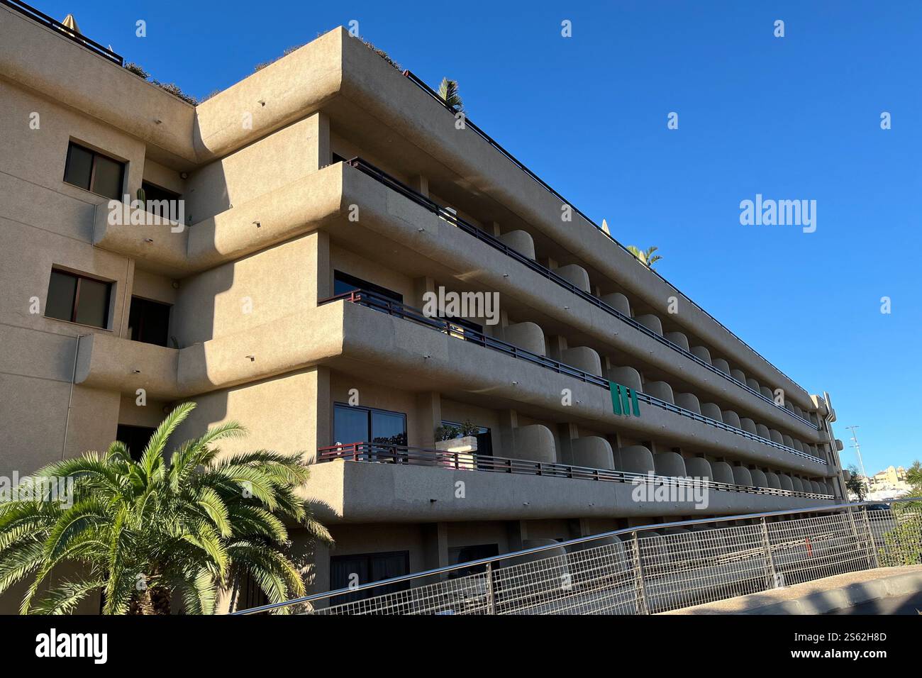The GF Fanabe Four Star Hotel in Costa Adeje. Tenerife, Canary Islands, Spain. 11th January 2025. - Smartphone Captured Stock Image
