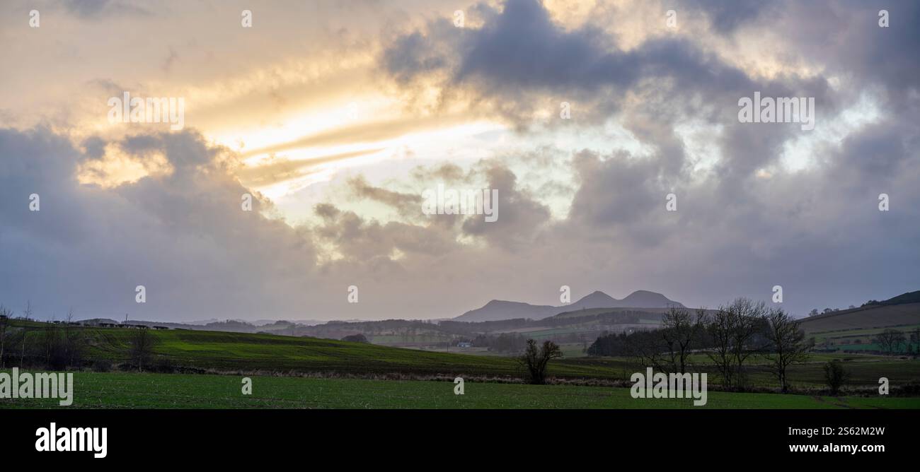 Eildon hills stormy hi-res stock photography and images - Alamy