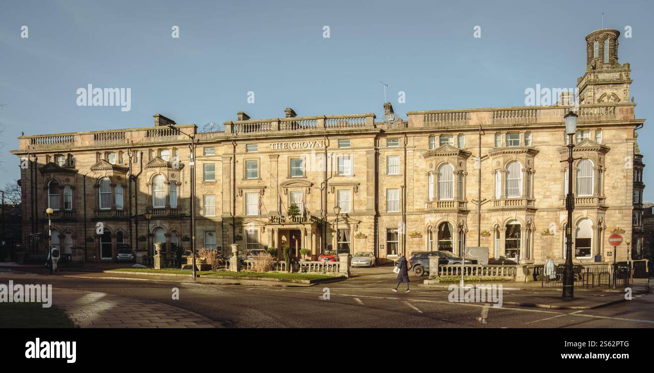 The Crown Hotel, Cold Bath Road in Harrogate. 15 January 2025 ...