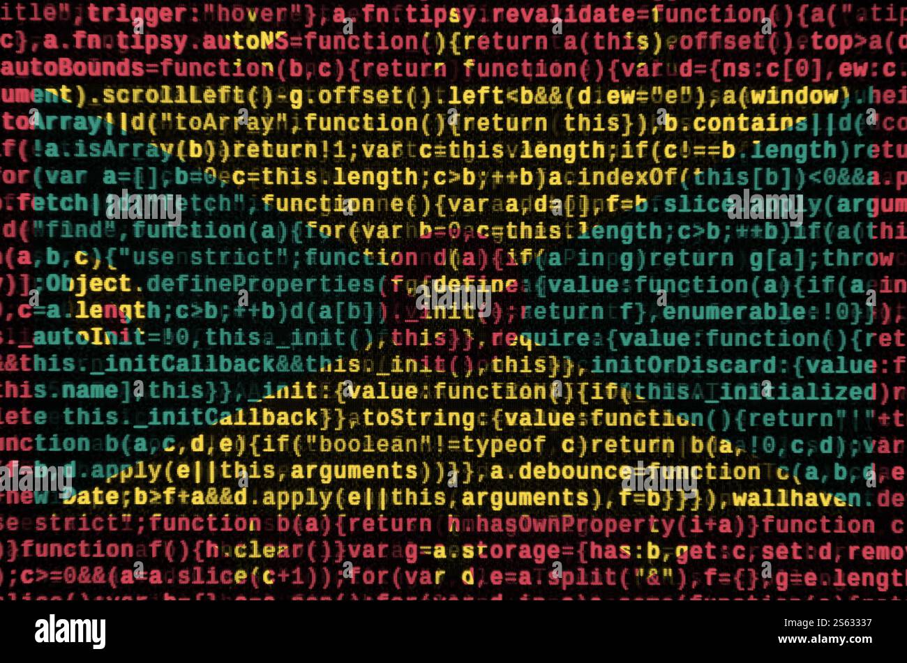 Grenada flag is depicted on the screen with the program code. The concept of modern technology and site development. Grenada flag is depicted on the Stock Photo