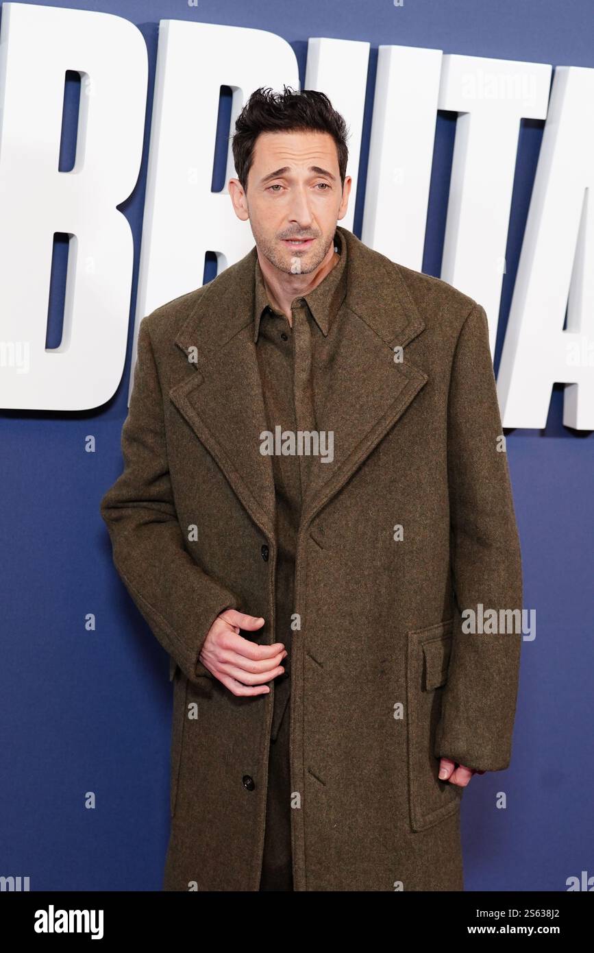 Adrien Brody attending the special screening of The Brutalist, at