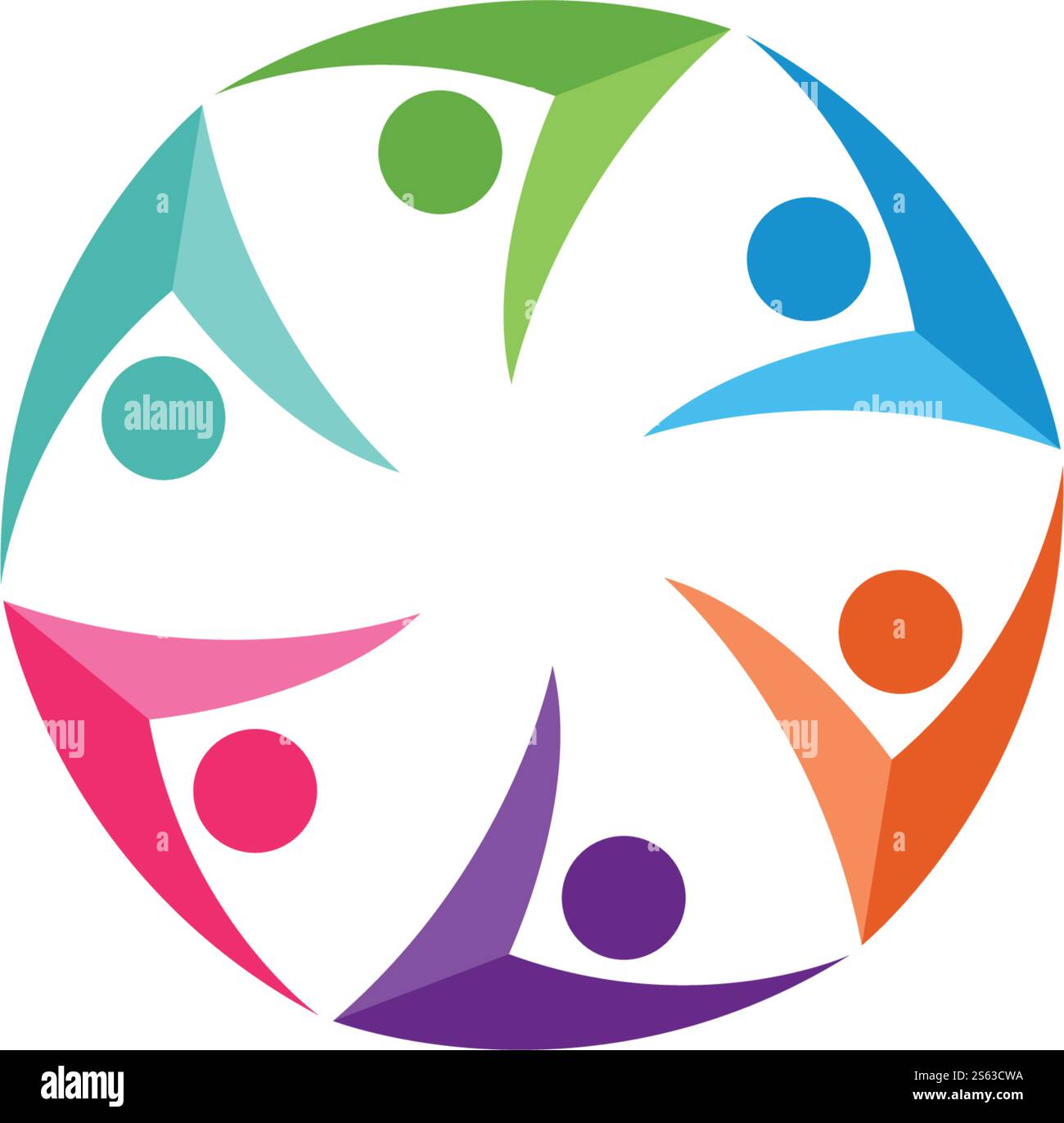 Community, network and social logo design template vector Stock Vector ...